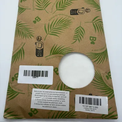 lot de 2 sous-taies d’oreiller 50x70 cm coton blancheporte